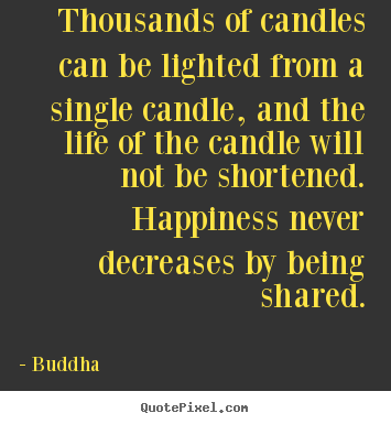 Thousands of candles can be lighted from.. Buddha greatest inspirational quotes