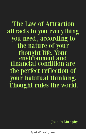 Make custom picture quotes about inspirational - The law of attraction attracts to you everything you need, according..