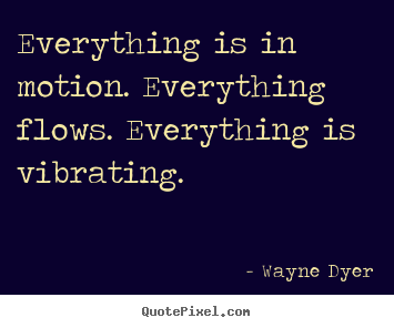 How to make picture quotes about inspirational - Everything is in motion. everything flows. everything..