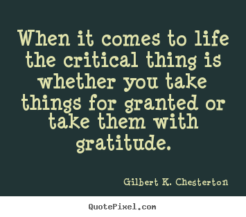 Life quote - When it comes to life the critical thing is whether..