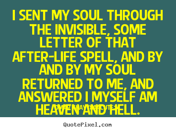 Omar Khayy&aacute;m picture quotes - I sent my soul through the invisible, some letter.. - Life quotes