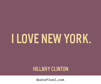 Create picture quotes about love - I love new york.