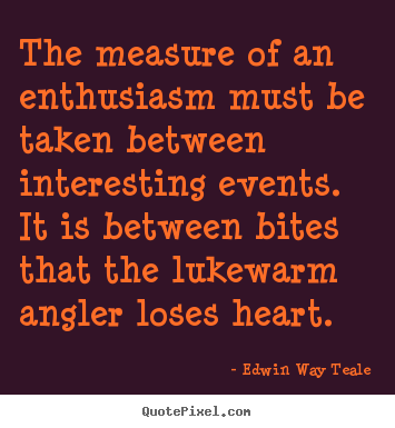 Customize poster quotes about success - The measure of an enthusiasm must be taken..