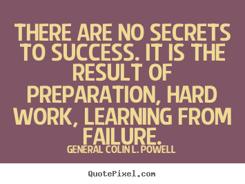 How to make picture quotes about success - There are no secrets to success. it is the result of preparation,..