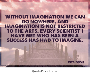 Success quotes - Without imagination we can go nowhere. and imagination..