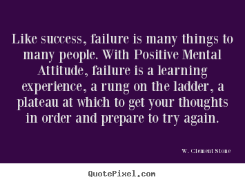 Success quote - Like success, failure is many things to many people. with..
