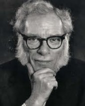 Design Isaac Asimov Quote Graphic
