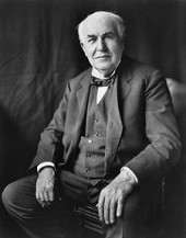 Thomas A. Edison Picture Quotes