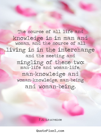 Life quotes - The source of all life and knowledge is in man and..