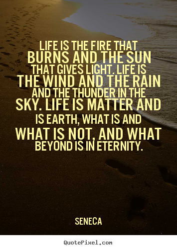 Life quotes - Life is the fire that burns and the sun that gives light. life is the..