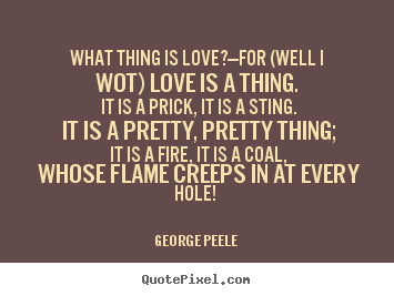 Quotes about love - What thing is love?—for (well i wot) love..