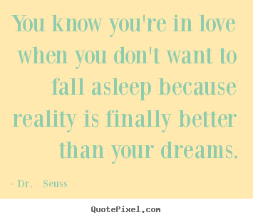 Design image sayings about love - You know you're in love when you don't want to fall..