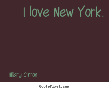 Love quotes - I love new york.