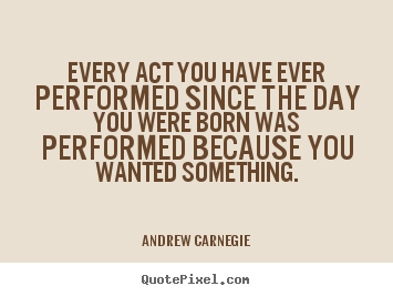 Quotes about motivational - Every act you have ever performed since the day you..