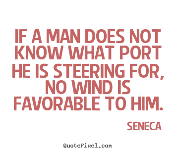 Quotes about motivational - If a man does not know what port he is steering..