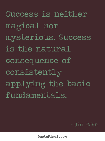 Design picture quote about success - Success is neither magical nor mysterious. success is the..